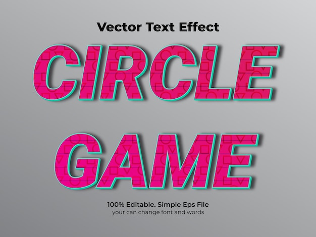 Vecteur gratuit effet de texte affiche rétro modifiable