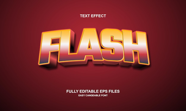 Effet de texte flash modifiable