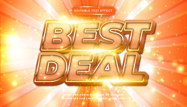 Effet de texte modifiable grande vente vente flash offre spéciale super vente offre flash méga vente super offre