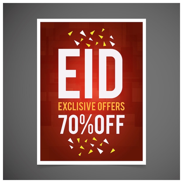 Eid Exclusive Offers Sale Flyer