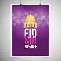 Vecteur gratuit eid sale