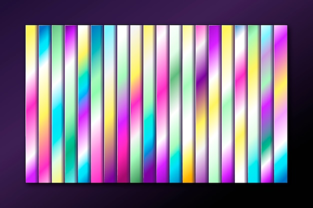 Élément du jeu de couleurs de dégradé