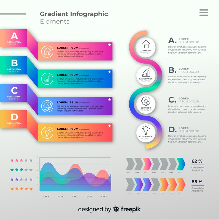 Vecteur gratuit élément infographique collectio