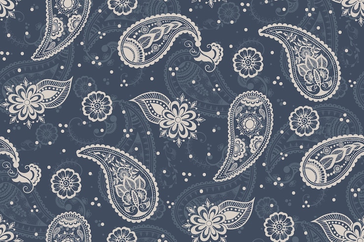 Vecteur gratuit élément de modèle sans couture de fleur de vecteur texture élégante pour les arrière-plans ornement floral à l'ancienne de luxe classique texture sans couture pour l'emballage textile