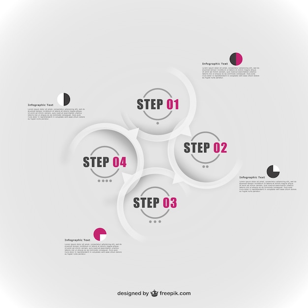 Des éléments De Conception Rondes Infographie