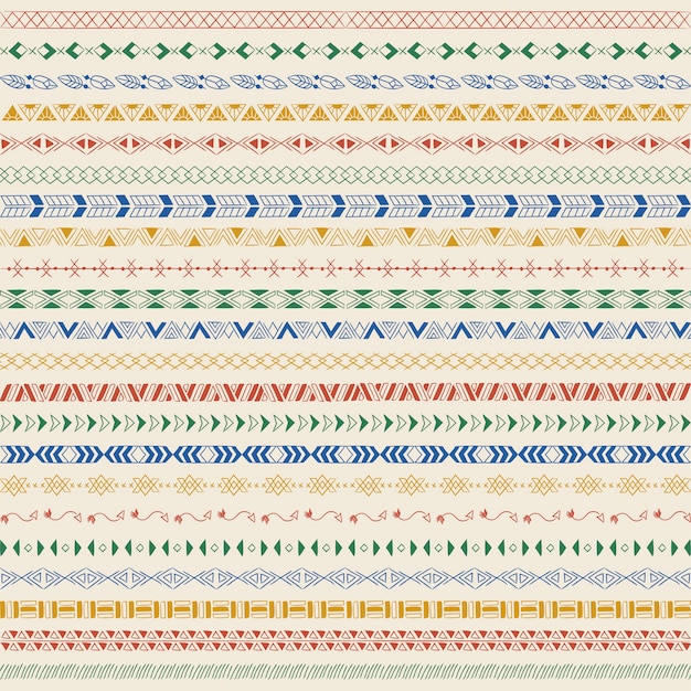 Éléments de design de ligne diviseur vector collection