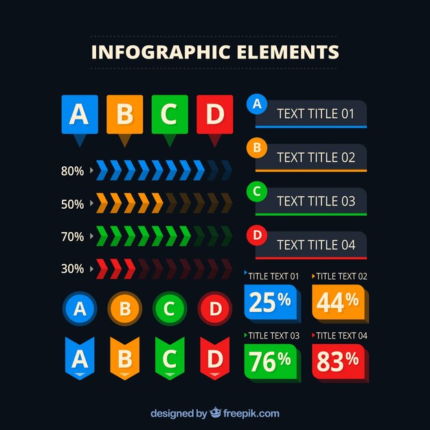 éléments infographiques Colorful