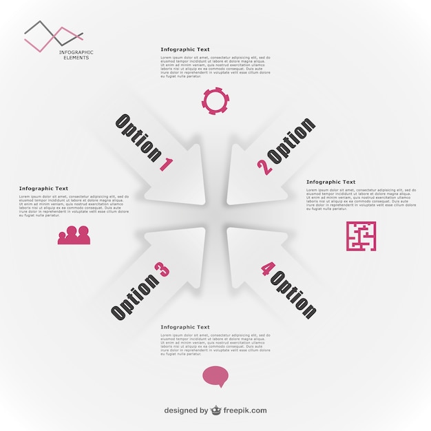 Vecteur gratuit Éléments libres vectoriels infographiques