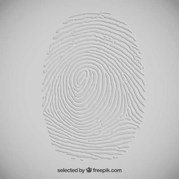 Vecteur gratuit empreinte en relief