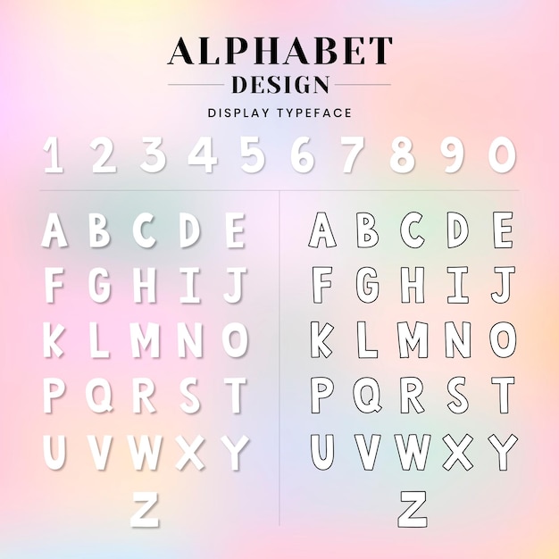 Ensemble Alphabet Et Nombre