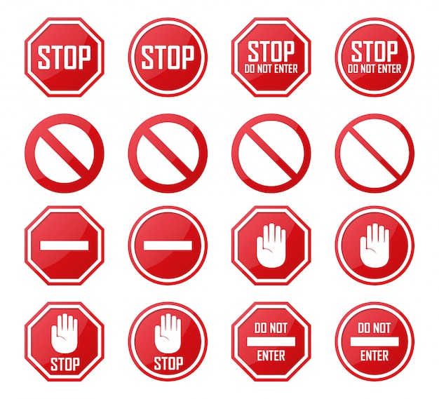 Images Stop Vecteurs Photos Et Psd Gratuits