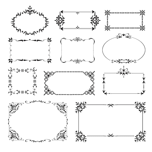 Ensemble De Coins Décoratifs