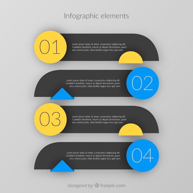 Ensemble D'éléments Infographiques