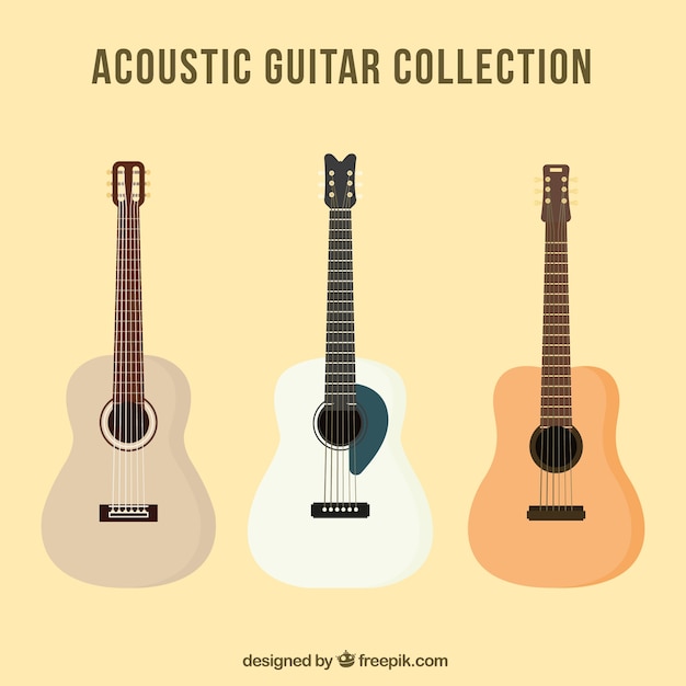 Ensemble De Guitare Acoustique Décoratif