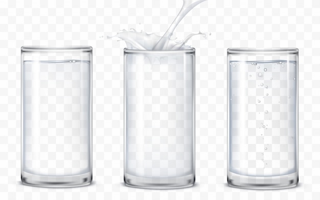 Ensemble d&#39;icônes lunettes avec un verre