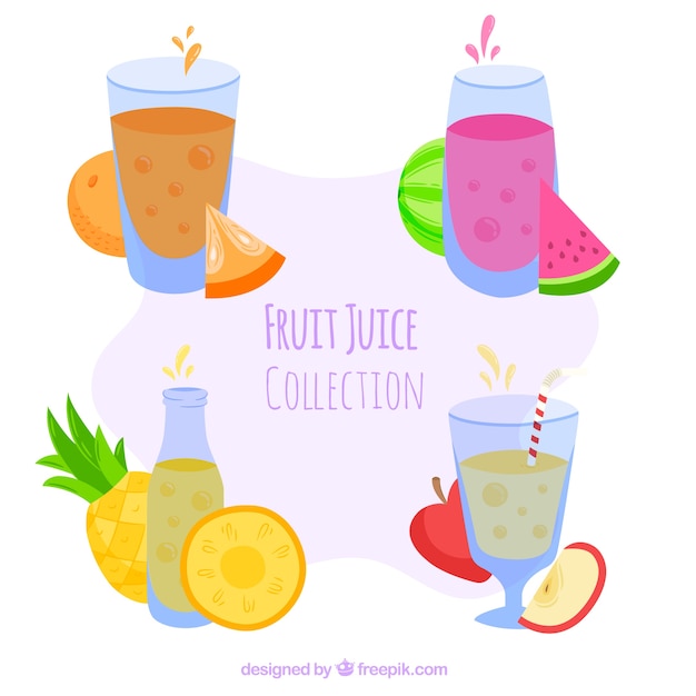 Ensemble De Jus De Fruits