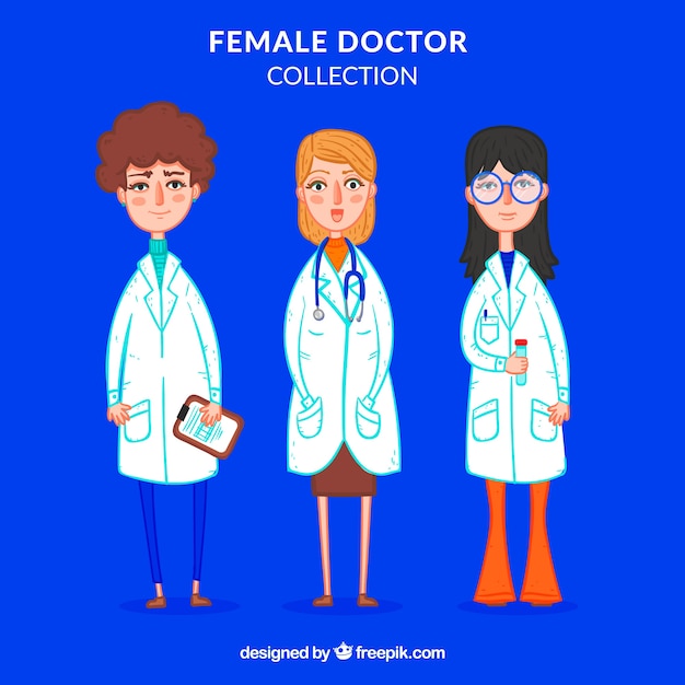 Ensemble De Médecins Féminins