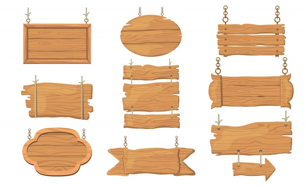 Ensemble de panneaux en bois