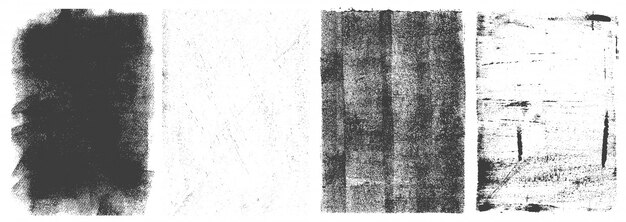 Ensemble rétro de cadres verticaux grunge