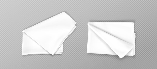 Ensemble de serviettes de cuisine pliées