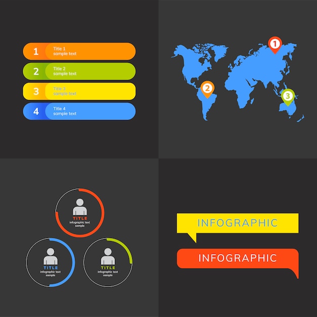 Ensemble De Vecteurs Infographie Affaires