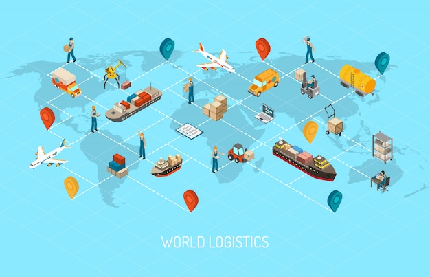 Entreprise De Logistique Internationale Opérant Dans Le Monde Entier