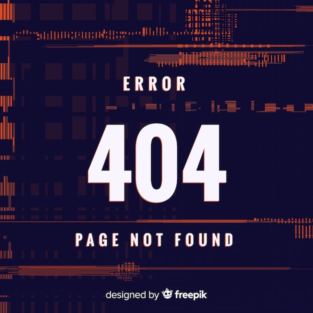 Erreur 404