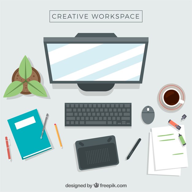 Espace de travail du graphiste