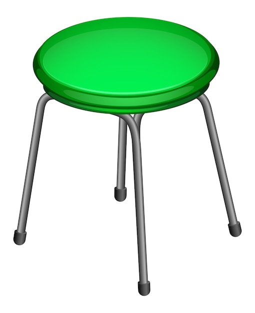 Un étal Vert Rond