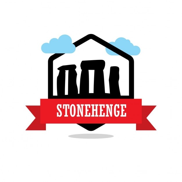 Étiquette De Ruban Stonehenge