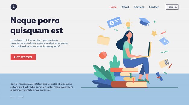 Étudiant avec ordinateur portable étudiant sur le cours en ligne