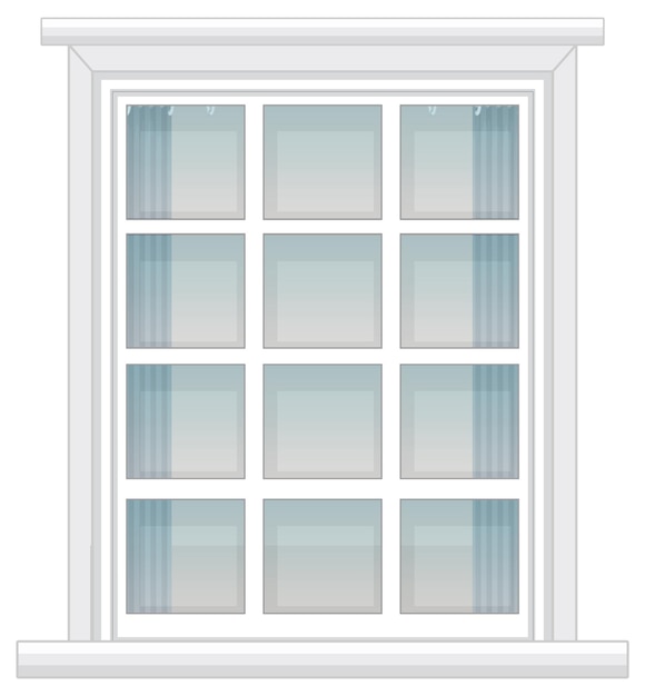 Une fenêtre pour immeuble ou façade de maison