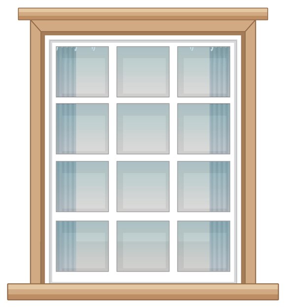 Une fenêtre pour immeuble ou façade de maison