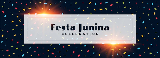 Festa Junina Confetti Design