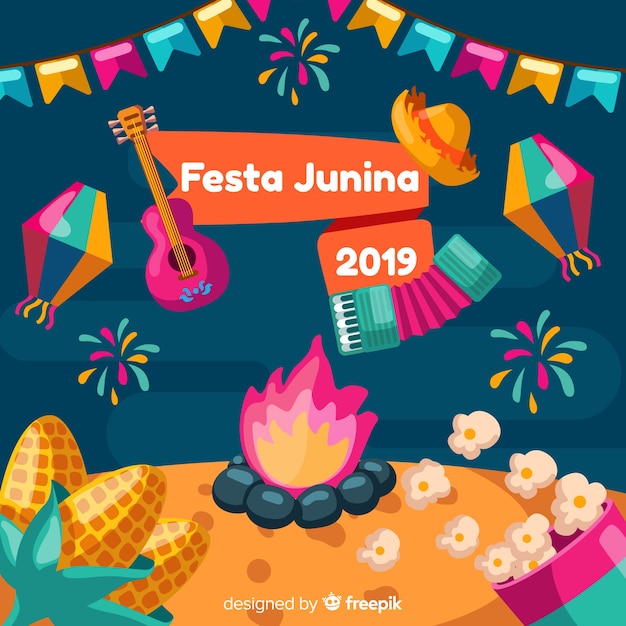 Vecteur gratuit festa junina