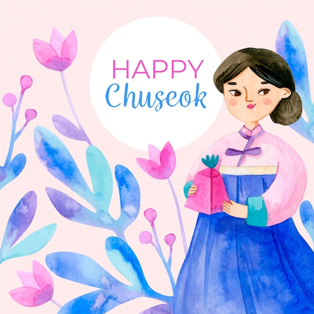 Festival De Chuseok Dessiné