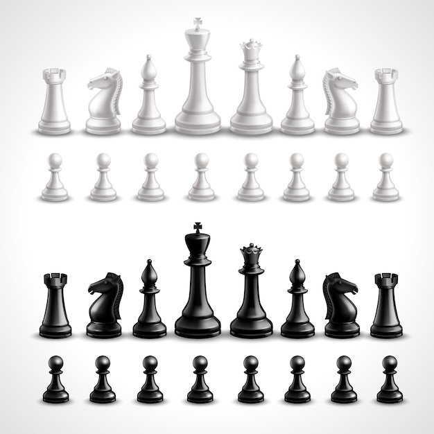 Figures d&#39;échecs réalistes