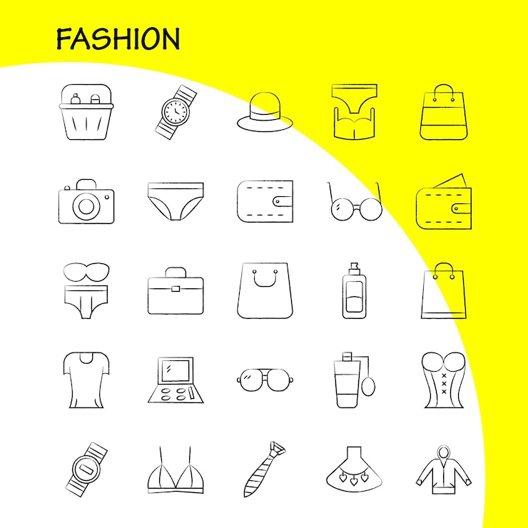 Vecteur gratuit finances hand drawn icons set for infographics mobile uxui kit and print design inclure scissor cutting barber hair dressing gear setting avatar collection modern infographic logo and pictogram vector