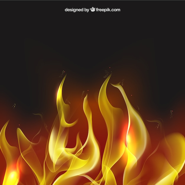 Vecteur gratuit fire background