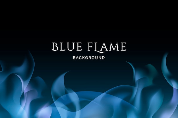 Vecteur gratuit flamme bleue