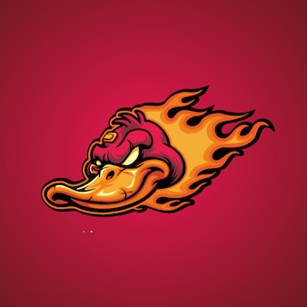 Flamme De Canard Vecteur Premium Flamme De Canard Vecteur Premium