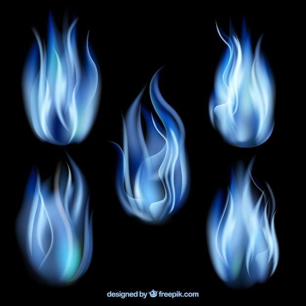 Flammes Bleues