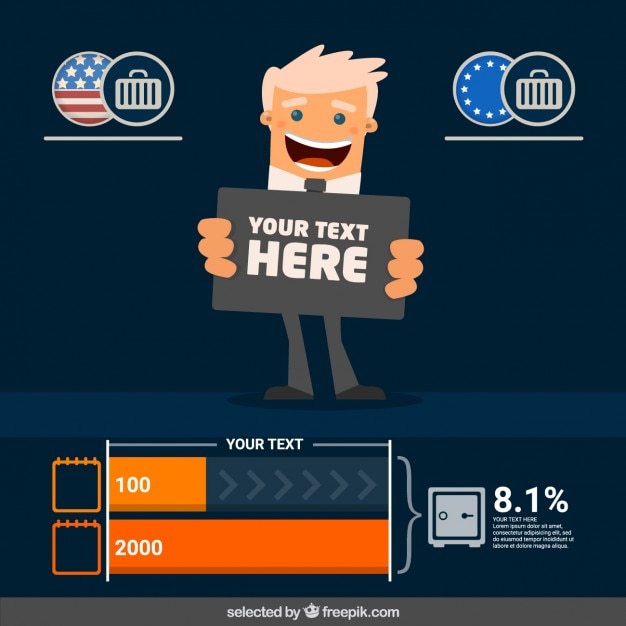 Vecteur gratuit flat conception infographique