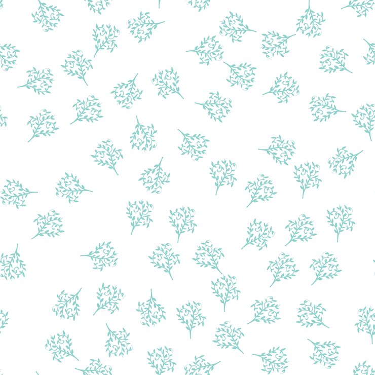 Vecteur gratuit des fleurs bleues délicates