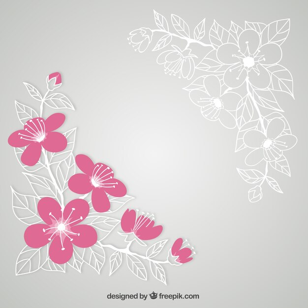 Fleurs De Cerisier Illustration