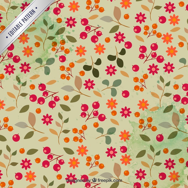 Vecteur gratuit floral seamless pattern