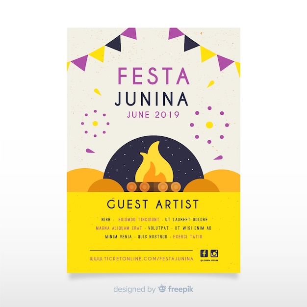 Flyer Festa Junina