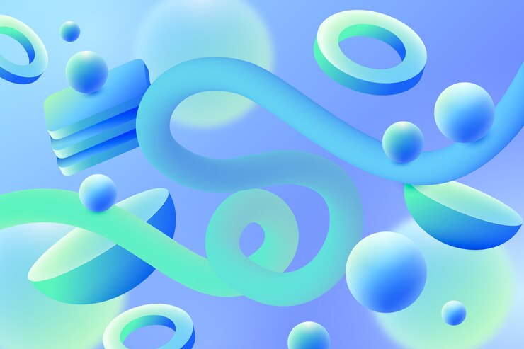 Vecteur gratuit fond abstrait 3d réaliste