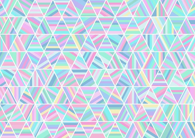 Fond abstrait rétro utilisant des couleurs pastel d'hologramme