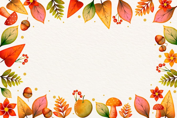 Vecteur gratuit fond aquarelle pour la célébration de l'automne